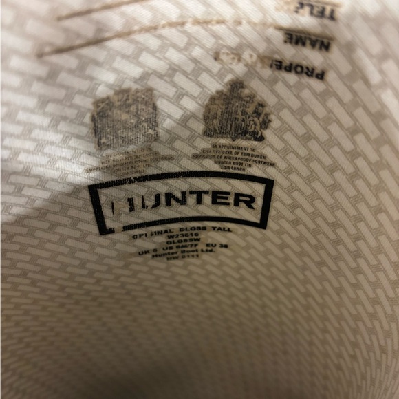 Hunter Tall Gloss - size 7 - Picture 5 of 6